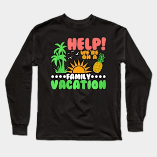 Family Vacation Summer Long Sleeve T-Shirt